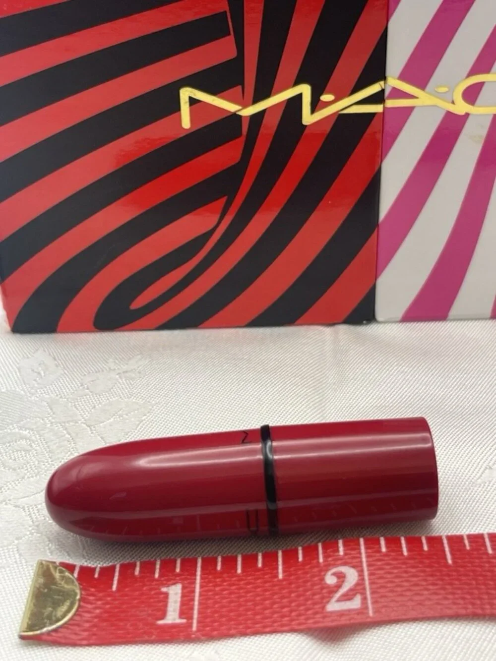 MAC Mini Lipstick All Fired Up Retro Matte Bright Travel NEW WITHOUT BOX